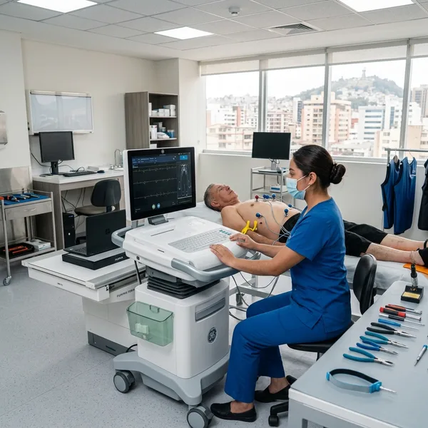 Equipo de electrocardiografía