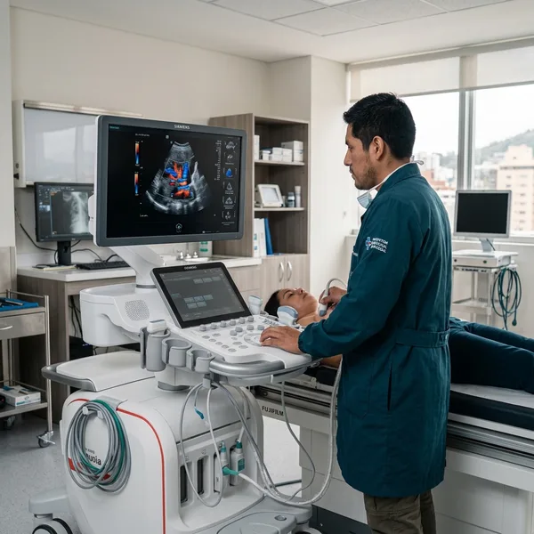 Ecógrafo de imagenología médica